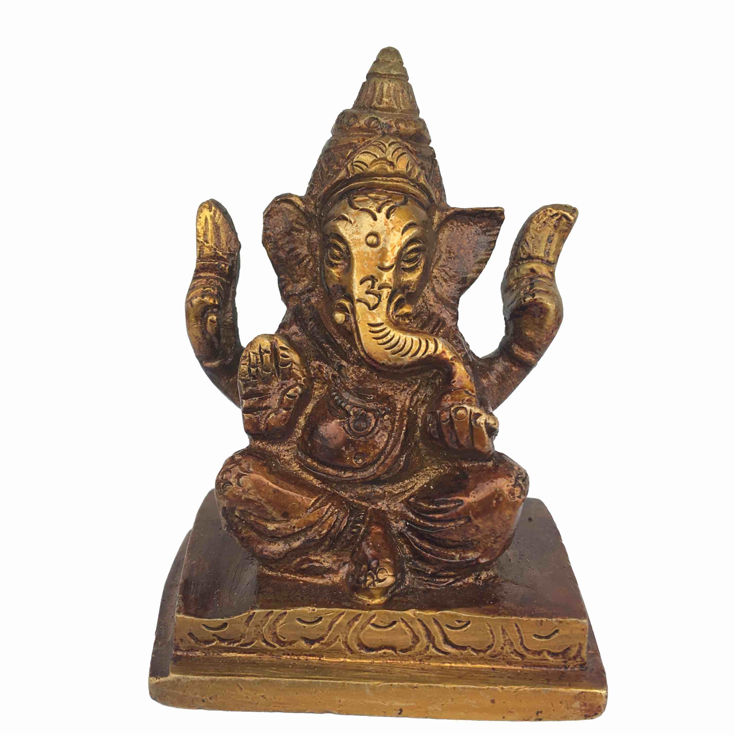 Ganesha bronz 5x3,5x6,5cm