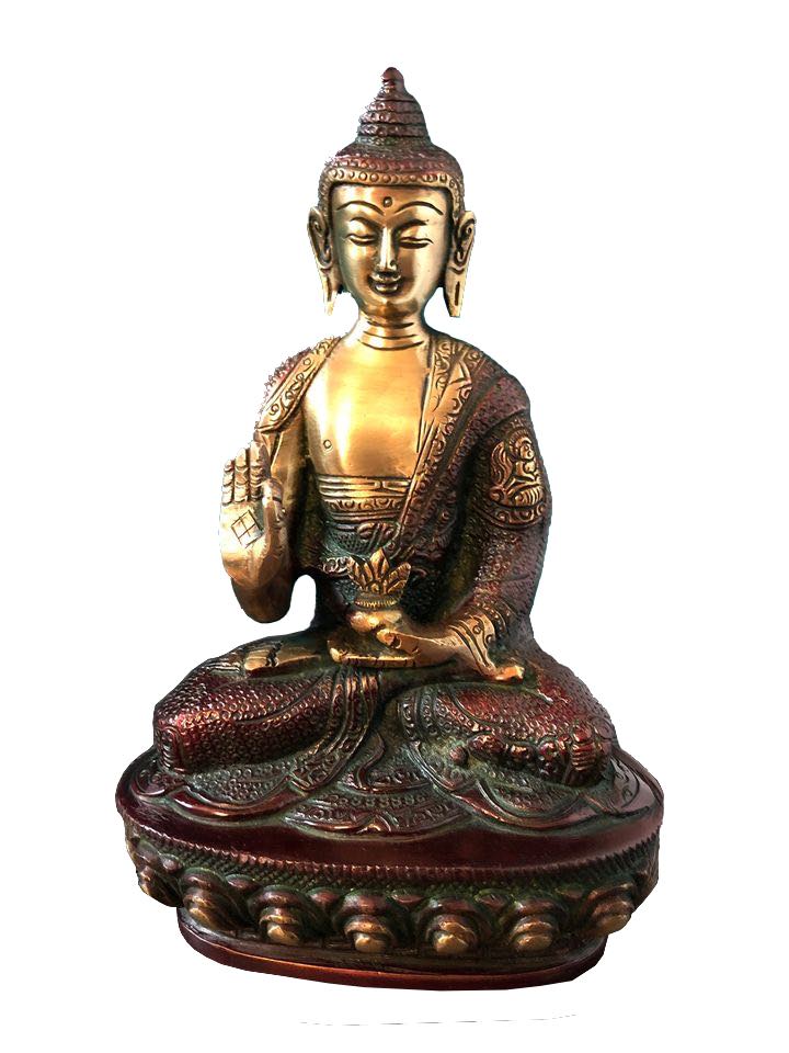 Bronzová soška Buddha 21x14x9cm